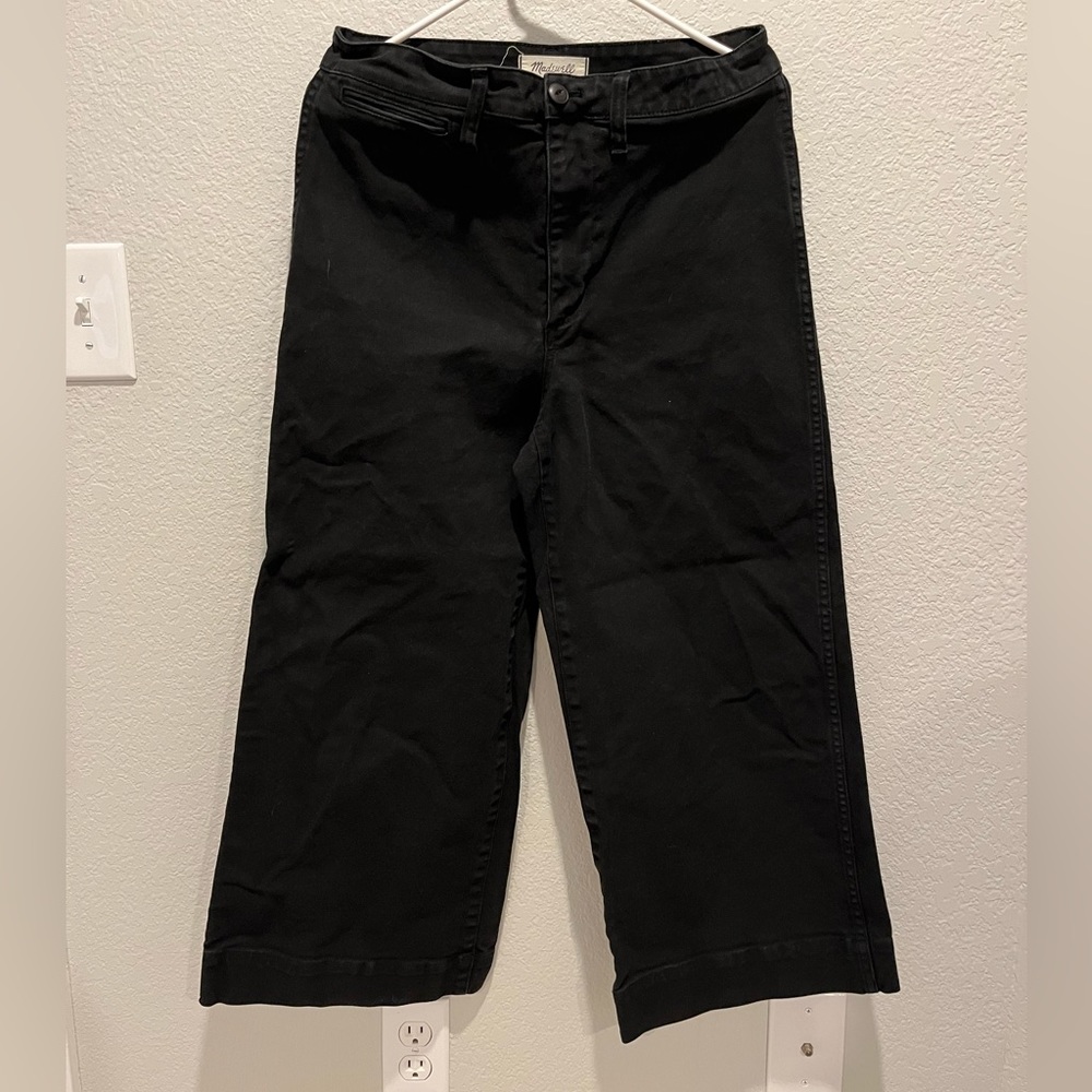 MADEWELL Emmett Crop, Black, 29